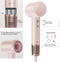 Laifen Swift Premium Föhn - Haardroger met ionische technologie - 3 warmtestanden - Licht roze/Goud