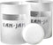 KanJam - Illuminate glow game set - Verlichte doelen en glow in the dark disc - Wit