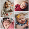 10-delige Baby Haarbandjes Nylon met Strikjes en Bloemen - Diverse Kleuren