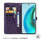 iMoshion Hoesje Geschikt voor Honor Magic 6 Lite Hoesje Met Pasjeshouder - iMoshion Mandala Bookcase - Paars