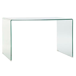 Bureau DKD Home Decor 125 x 70 x 74 cm Kristal Transparant