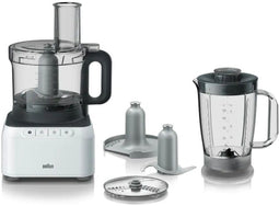 Braun FP3131WH - Foodprocessor - 800W - 2,1L - Grijs/Wit