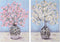 Schilderij DKD Home Decor Vaas Traditioneel 70 x 3 x 100 cm (2 Stuks)