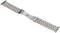 iMoshion Stalen watch bandje geschikt geschikt voor Apple Watch Series 1 / 2 / 3 / 4 / 5 / 6 / 7 / 8 / 9 / SE / Ultra (2) - 42 / 44 / 45 / 49 mm - Zilver