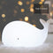 AVOID® Walvis Nachtlampje - LED Dierenlamp met Tap Control en Timerfunctie - Oplaadbaar via USB-C - Zacht Siliconen Bedlampje