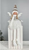 Decoratieve figuren DKD Home Decor Kerstmis Fee Polyester Engel (22 x 15 x 48 cm) (2 Stuks)