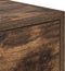 vidaXL - TV - Kast - Rook - Eiken - 100x31x25,5 - cm - Bewerkt - Hout