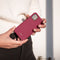 iMoshion Hoesje Geschikt voor iPhone 14 Pro Max Hoesje Met Koord - iMoshion Color Backcover met afneembaar koord - Donkerrood