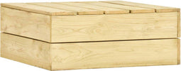 vidaXL - Tuintafel - 75x75x31 - cm - geïmpregneerd - grenenhout