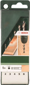 Bosch 2609255326 - Houtboor zeskantschacht set - 2-3-4-5-6 mm (5 stuks)
