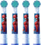 Oral-B Pro Kids - Opzetborstels Spider-Man - Zacht voor kinderen - (4 stuks)