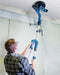Scheppach DS930 - Wand- en Plafondschuurmachine - 710 W - 24 schuurschijven (12 ronde 12 driehoekige)