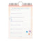 Lannoo Agenda (2026) - Weekkalender - A5 - 7 dagen per pagina - Flowers Watercolour - Peach