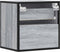 vidaXL - Nachtkastjes - 2st - wandgemonteerd - 40x31x39,5cm - grijs - sonoma - eiken