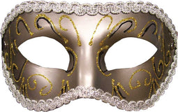 S&M - Grey Masquerade Masker