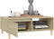 vidaXL - 805998VideaXL - koffietafel - Sonoma - Oak - 90x60x35 - cm - bewerkt - hout