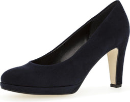 Gabor Pumps - Dames - Chroomvrij leer - Blauw - Maat 38