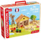 JEUJURA Mijn Houten Boerderij - Bouwspel - 145 stukjes - Afmetingen doos 39 x 32 x 11 cm