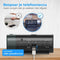 Nuvance Digitale Wekker - Projectiefunctie - Dubbel Alarm - USB-Oplaadpoort - Zwart