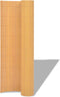 vidaXL - Tuinafscheiding - dubbelzijdig - 90x500 - cm - PVC - geel