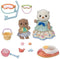 Sylvanian Families 5804 - Zeeotter zussen - Snorkelset met babyboot en snorkeluitrusting