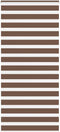 vidaXL - Zebra - rolgordijn - 95x230 - cm - stofbreedte - 90,9 - cm - polyester - bruin