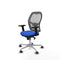 Piqueras y Crespo 2D086G0 - Bureaustoel - Verstelbare hoogte met armleuning - Blauw
