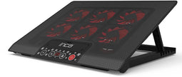 Inca INC-601GMS - Laptopkoeler - 6 ventilatoren - Zwart