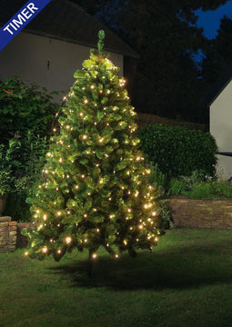 Anna's Collection Kerstverlichting - met timer - 320 lampjes - warm wit - 250cm