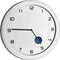 TFA Dostmann 60.3028.54 Wandklok Quartz 28 cm x 1.5 cm Metallic-zilver