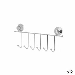 Kapstok voor deur Berilo CN-W6753-4 Staal ABS 39 x 16 x 4,5 cm (12 Stuks)