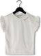 Like Flo F211-5440 - Meisjes T-shirt - Ruffle mouwen - Off white