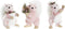 Kerstversiering DKD Home Decor Polyester Eekhoorn (13 x 16 x 21 cm) (3) (3 Stuks)