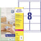Avery L7165B-100 BlockOut zelfklevende etiketten QuickPeel, ft 99,1 x 67,7 mm (b x h), 800 etiketten