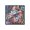 Schilderij Home ESPRIT Zwart Leeuw Aap Loft 83 x 3,7 x 83 cm (2 Stuks)