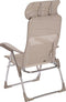 Crespo AL/206 - Strandstoel - Compact - Verstelbaar in 7 standen - Licht grijs