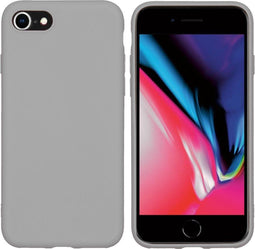 iMoshion Hoesje Geschikt voor iPhone SE (2022) / SE (2020) / 8 / 7 Hoesje Siliconen - iMoshion Color Backcover - Grijs