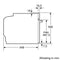 BOSCH HBG7321B1 - Multifunctionele oven Serie 8 - 11 verwarmingsmethoden 71 liter - Smart bediening