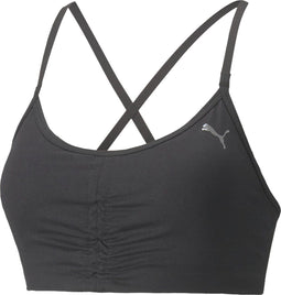 PUMA LOW IMPACT STUDIO FOUNDATION BRA Dames Sportbeha - Zwart - Maat S