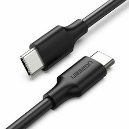 Ugreen 50997 - USB Type C Kabel - 3A Opladen en Gegevensoverdracht - Zwart 1m