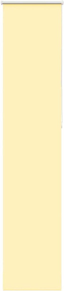 vidaXL - Rolgordijn - verduisterend - 60x210 - cm - stofbreedte - 55,7 - cm - geel