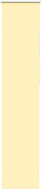 vidaXL - Rolgordijn - verduisterend - 60x210 - cm - stofbreedte - 55,7 - cm - geel