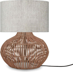 GOOD&MOJO Tafellamp Kalahari - Naturel/Rotan - Ø32cm - Modern