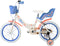 Disney Stitch Kinderfiets - Meisjes - 16 inch - Creme Koraal Blauw - Twee handremmen