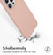 Accezz Liquid Silicone Backcover - iPhone 15 Pro Max - Schokabsorberend - Roze