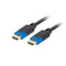 Lanberg CA-HDMI-30CC-0030-BK - HDMI-Kabel - 3 m - Zwart