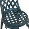 vidaXL - Tuinstoelen - 2 - stuks - Groene - Gietaluminium