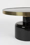 Zuiver Glam Salontafel Rond 60 cm Zwart/ Goud