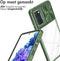 imoshion Hoesje Geschikt voor Samsung Galaxy S20 FE Hoesje - imoshion Camslider Backcover - Donkergroen