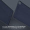 Accezz Liquid Silicone Backcover iPad Pro 12.9 (2020 - 2022) - Penhouder - Donkerblauw